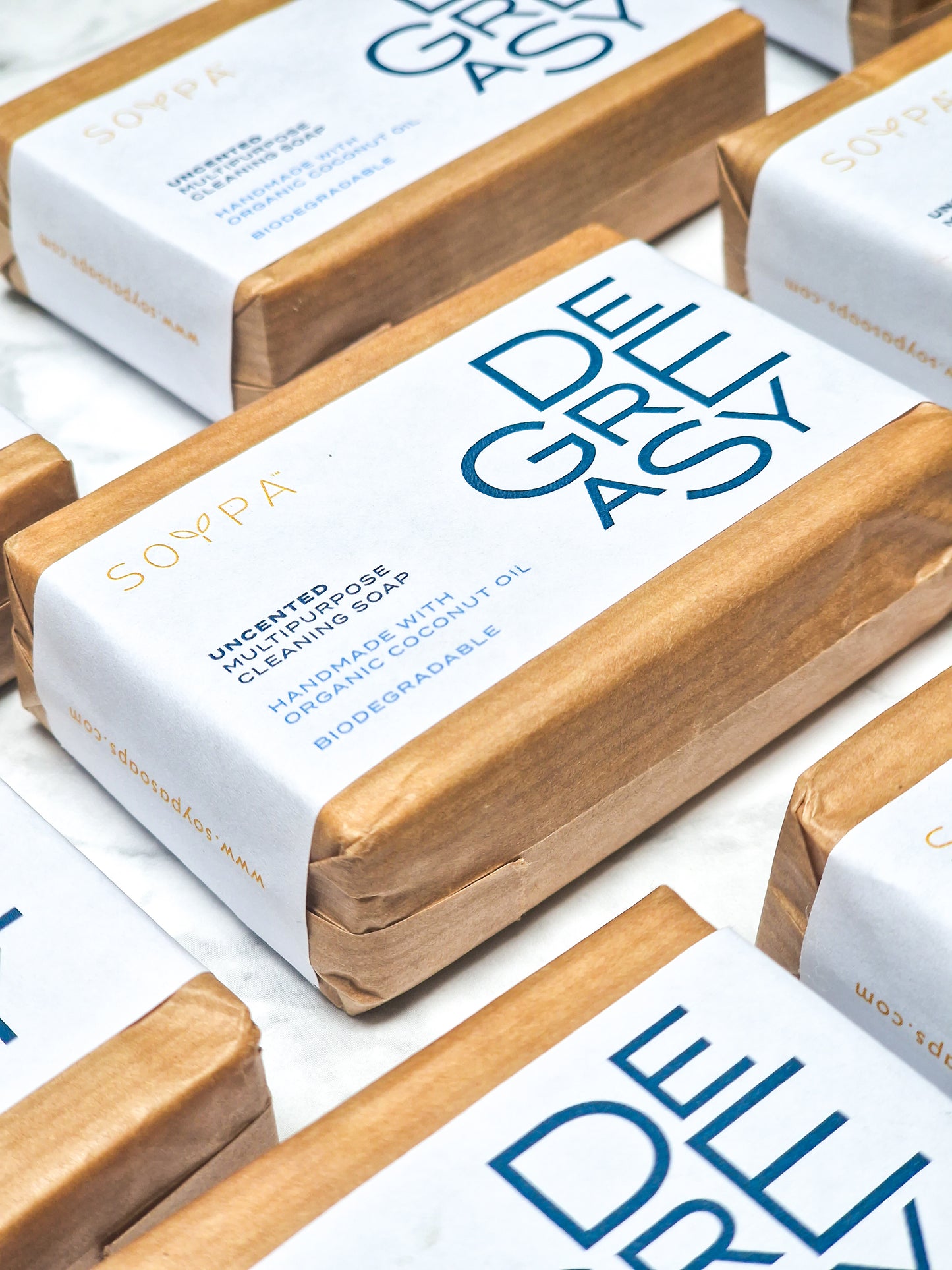 Degreasy dish washing soap bar