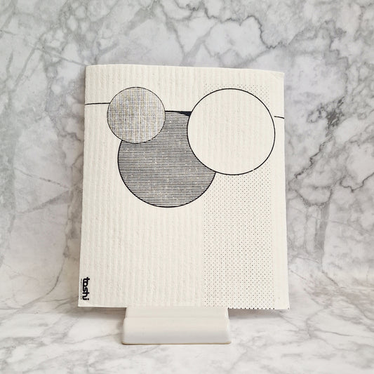 Compostable cleaning sponge cloth