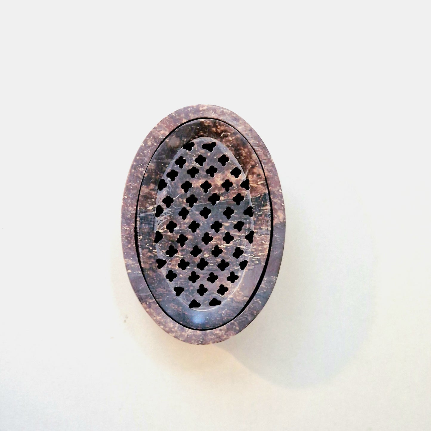 Soap dish with a drainer - soapstone