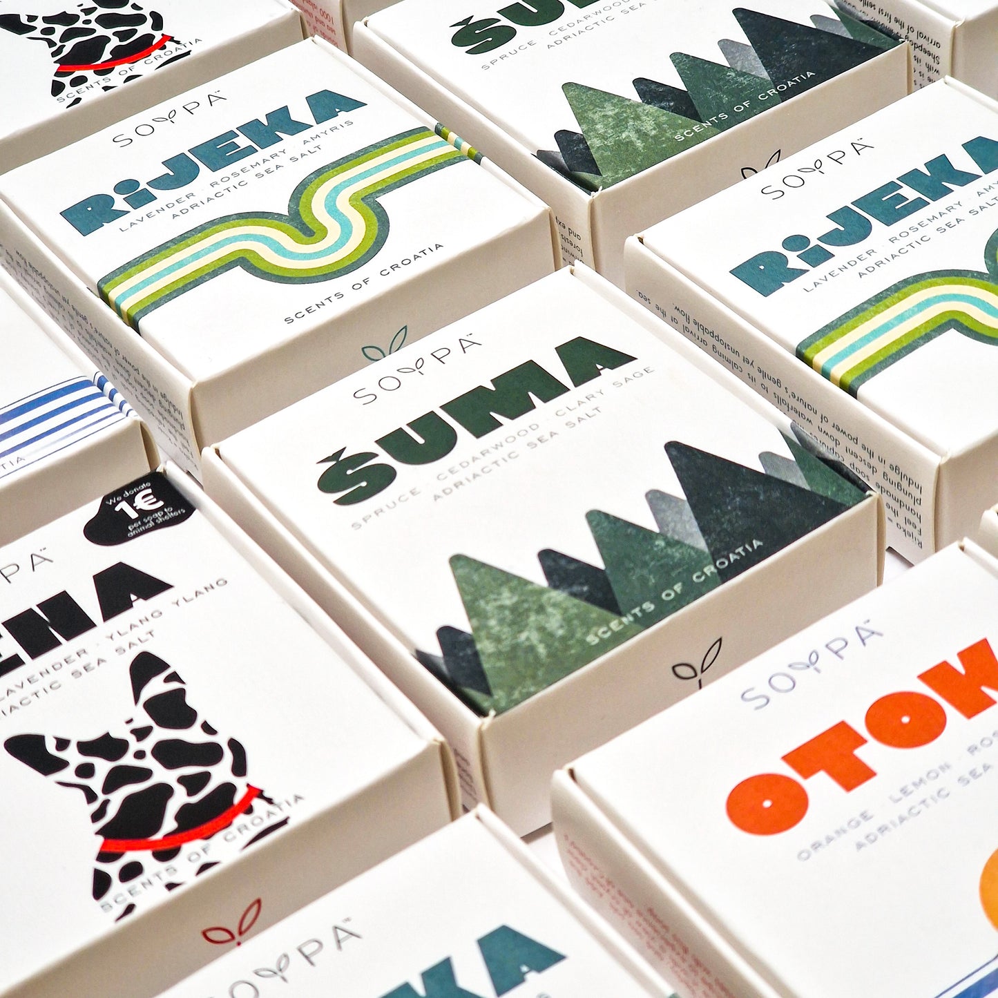 Otok handmade soap I Orange, Lemon, Rosemary