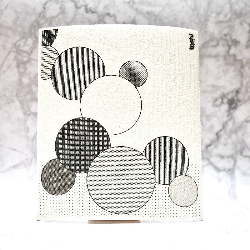 Compostable cleaning sponge cloth