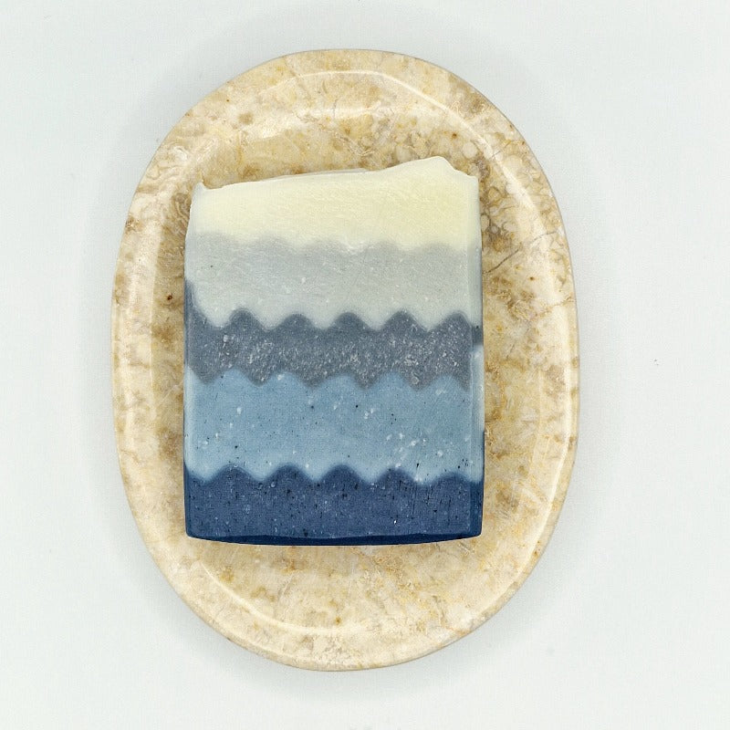 Marble soap dish