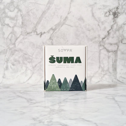 Šuma handmade soap I Cedarwood, Spruce, Clary Sage