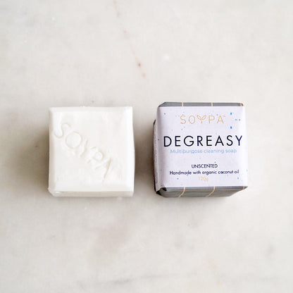 Degreasy dish washing soap bar